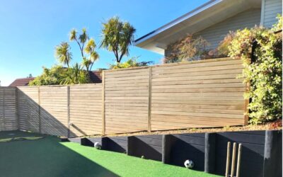 Outdoor Sprott Rd Retaining Wall and Fence